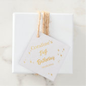 Square Foilメッセージカード1st Birthday. フェイバータグ (箱)