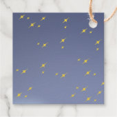 Square Foilメッセージカード1st Birthday. フェイバータグ (裏面)