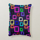 Square geometric painting, seamless design graphic アクセントクッション (裏面(縦))