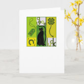 square good luck card 2004(2) カード (黄色い花)