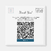 Square Google Review Magnet For Small Business マグネット (正面)