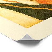 Square Hand Drum Native American Ceremonial ポスター (角)