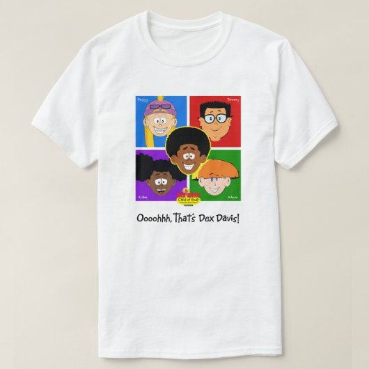 "Square Kids" - Tユニセックスシャツ（ライトカラー） Tシャツ (デザイン正面)