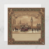 Square London Card - Christmas シーズンカード (正面/裏面)