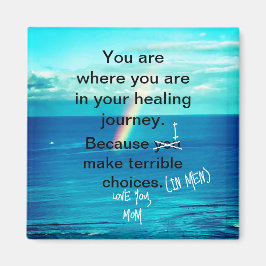 Square Magnet RainbowとMomの海 マグネット