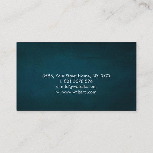 Square Mother of pearl Pearl Tree of life Art  名刺 (裏面)