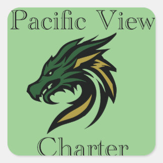 Square Pacific View Charter Logo w Title スクエアシール