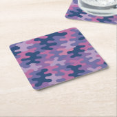 Square Paper Pulp Camo Coaster Set スクエアペーパーコースター (アングル)