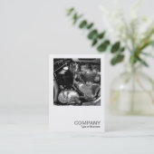 Square Photo 0115 – オートバイクラシックエンジン 名刺 (スタンド正面)