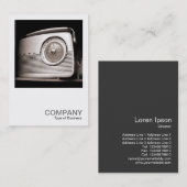 Square Photo 0118 – 古いラジオ 名刺 (正面/裏面)