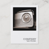 Square Photo 0118 – 古いラジオ 名刺 (正面)