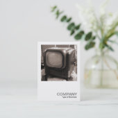 Square Photo 0119 - 50s TVセット 名刺 (スタンド正面)