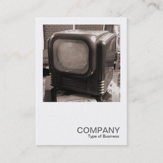 Square Photo 0119 - 50s TVセット 名刺 (正面)