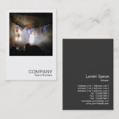Square Photo 0135 – コンサート 名刺 (正面/裏面)