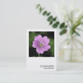 Square Photo 0406 - Geranium Endressii 名刺 (スタンド正面)