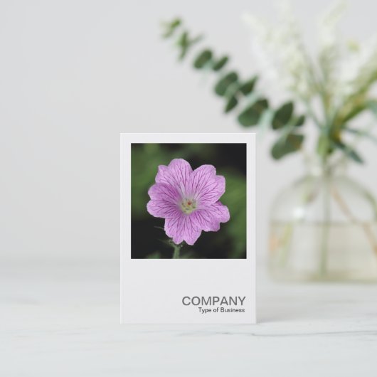 Square Photo 0406 - Geranium Endressii 名刺 (スタンド正面)
