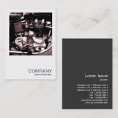 Square Photo 059 – バイククラシックエンジン 名刺 (正面/裏面)