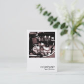 Square Photo 059 – バイククラシックエンジン 名刺 (スタンド正面)