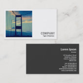 Square Photo (v2) – イギリスへの橋 名刺 (正面/裏面)