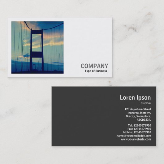 Square Photo (v2) – イギリスへの橋 名刺 (正面/裏面)