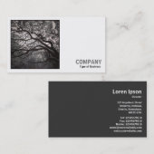 Square Photo (v2) - Magnolia Tree in Blossom 01 名刺 (正面/裏面)