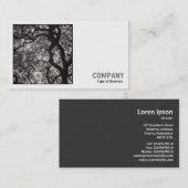 Square Photo (v2) - Magnolia Tree in Blossom 02 名刺 (正面/裏面)