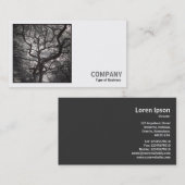 Square Photo (v2) - Magnolia Tree in Blossom 03 名刺 (正面/裏面)