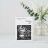 Square Photo(v3) – アーキテクチャモダン 名刺 (スタンド正面)