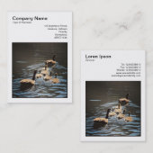 Square Photo (v3) – カナダのゲーゼとゴスリング 名刺 (正面/裏面)