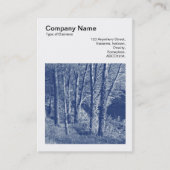 Square Photo (v3) – 川の木 – Cyanotype 名刺 (正面)