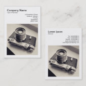 Square Photo (v3) - Rangefinderロシアのカメラ02 名刺 (正面/裏面)