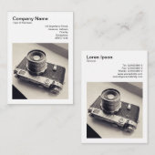 Square Photo (v3) - Rangefinderロシアのカメラ02 名刺 (正面/裏面)