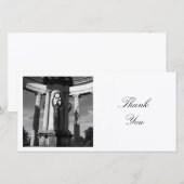 Square Photo - War Memorial, Catays Park, Cardiff サンキューカード (正面/裏面)