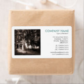 Square Photo - Woods in the Park ラベル (インサイチュ)
