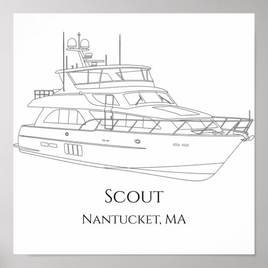 Square Poster ポスター (正面)