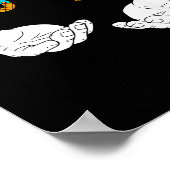 Square Root 36 49 Meme 67 Ice Cream Drip Math Teac ポスター (角)