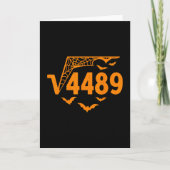 Square Root 4489 Funny Halloween Meme 67 Math Teac カード (正面)