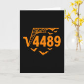 Square Root 4489 Funny Halloween Meme 67 Math Teac カード (黄色い花)