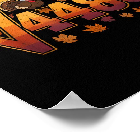 Square Root 4489 Funny Thanksgiving Meme 67 Math T ポスター (角)