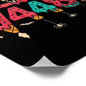 Square Root 4489 Math Teacher Funny 67 Meme Hallow ポスター (角)