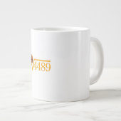 Square Root of 4489 Coffee Mug ジャンボコーヒーマグカップ (正面右)