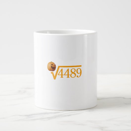 Square Root of 4489 Coffee Mug ジャンボコーヒーマグカップ (正面)