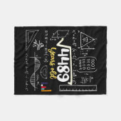 Square Root Years Old Seven Teacher 67 Six 7 6 Fun フリースブランケット (正面(横))