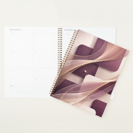 Square shapes AI art  プランナー手帳 (ディスプレー)