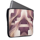 Square shapes AI art  ラップトップスリーブ (正面右)