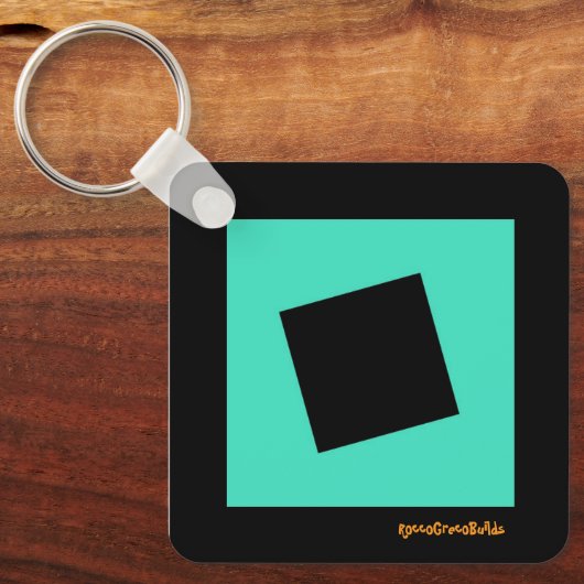 Square Square Square Keychain キーホルダー (正面)