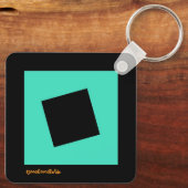 Square Square Square Keychain キーホルダー (裏面)