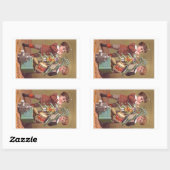 Square Sticker 長方形シール (シート)