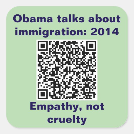 Square Stickers, sheet of six 3 inch stickeSticker スクエアシール (正面)