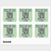 Square Stickers, sheet of six 3 inch stickeSticker スクエアシール (シート)